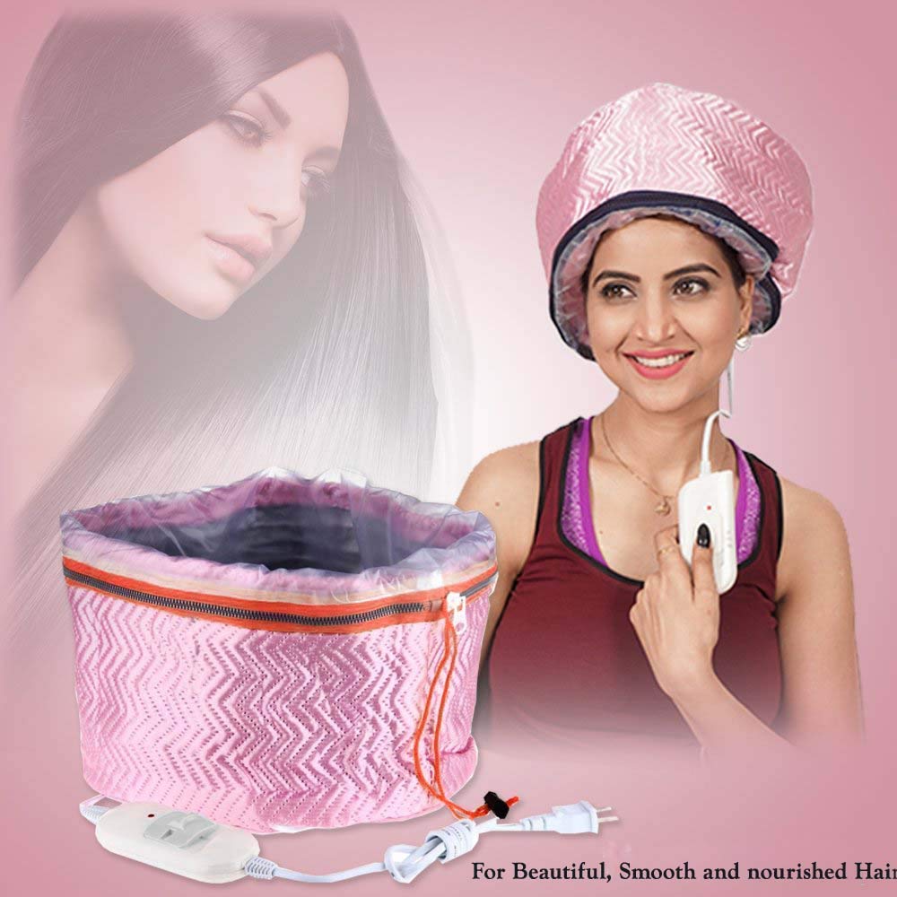 Electric Hair Spa Steaming Cap – Home Hair Treatment Heater