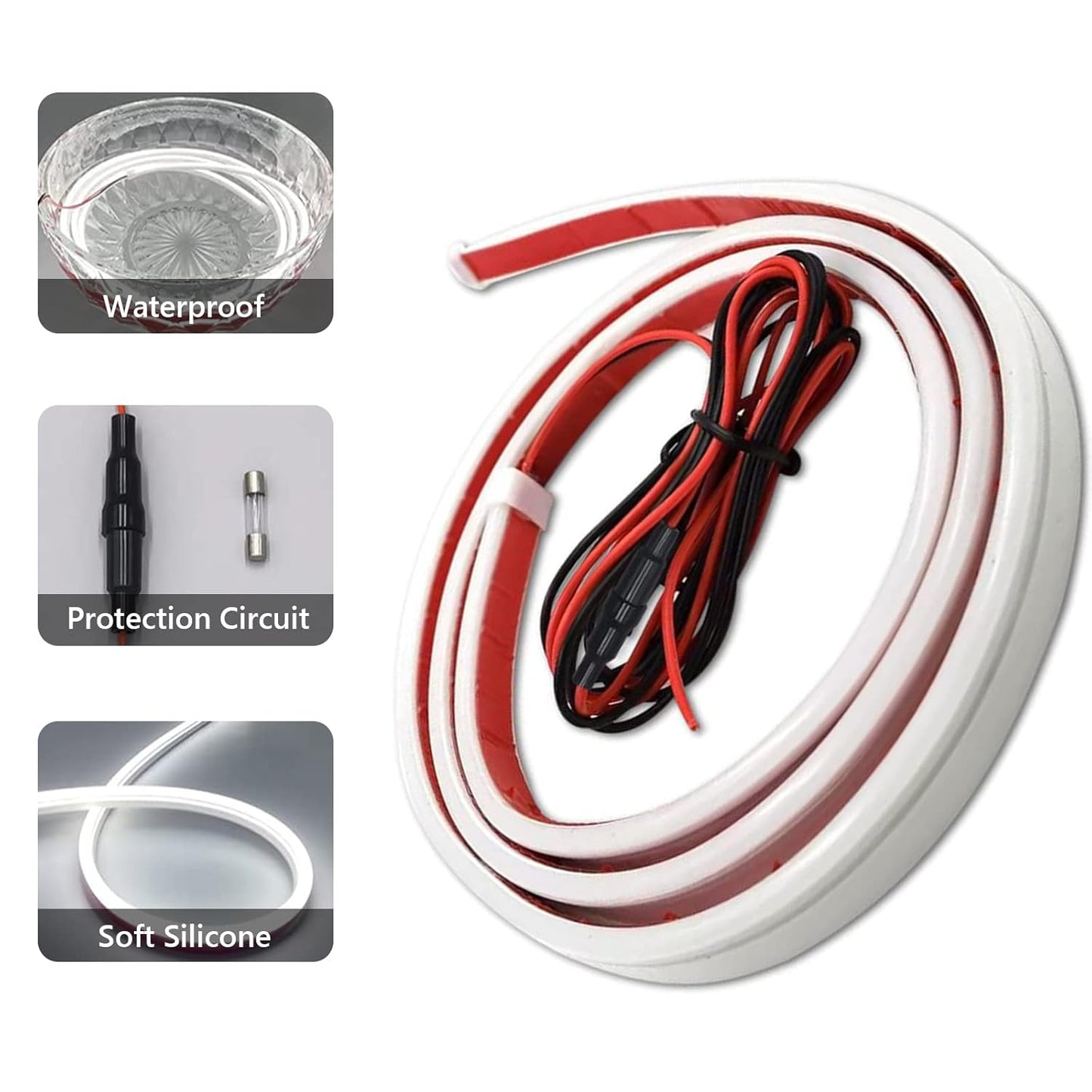 Flexible Car Hood LED Light Strip (180cm / 70 Inch)