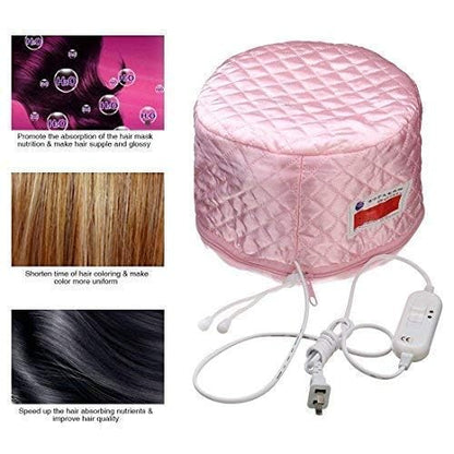 Electric Hair Spa Steaming Cap – Home Hair Treatment Heater